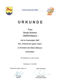 Urkunde