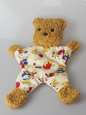 Kuschelteddy beige gemustert k2